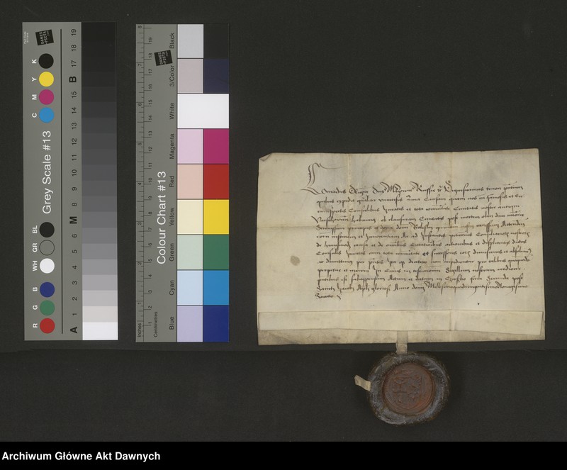 Obraz 5 z kolekcji "Pieczęcie książąt mazowieckich przy dokumentach dla miasta Warszawy111"