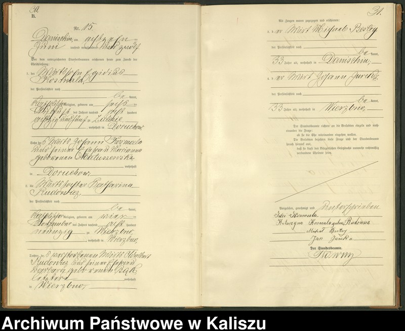 Obraz 18 z jednostki "[Księga małżeństw]"