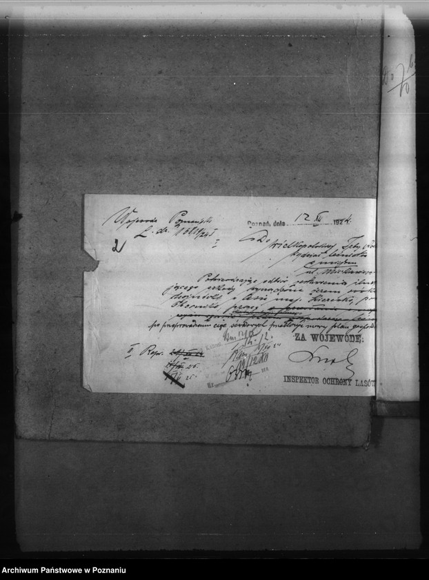 image.from.unit.number "Nadzór nad gospodarką w lasach majętności Kiszewko powiat obornicki"
