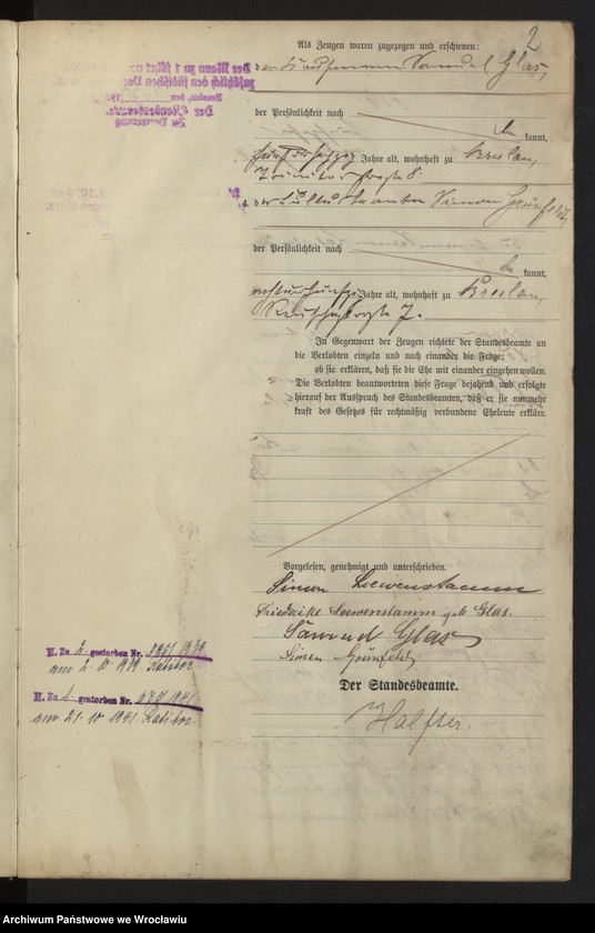 image.from.unit.number "Heiraths-Haupt-Register Breslau II 1895 Band 5"