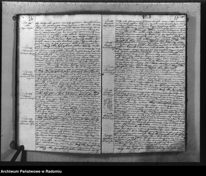 image.from.unit.number "Duplikat urodzonych, zaślubionych i zmarłych w parafii Głowaczew akta w sobie mieszczący za rok 1846"