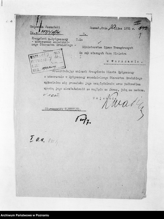 image.from.unit.number "/Utworzenie samodzielnego Starostwa Grodzkiego w Bydgoszczy/"