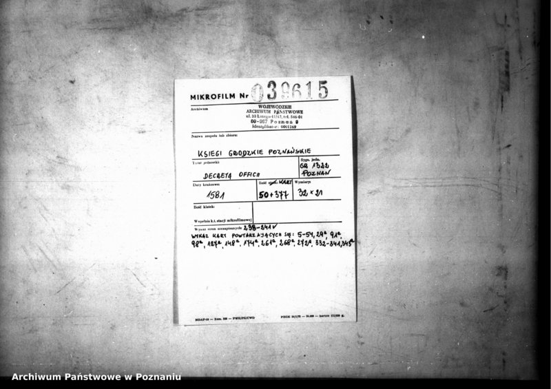 Obraz 2 z jednostki "Decreta officii [inducta]"