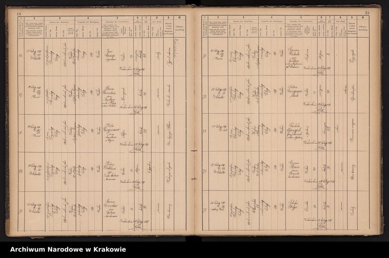 image.from.unit.number "Księga obejmująca wpisy wypadków śmierci Izraelitów w okręgu metrykalnym Krakowskim na rok 1891"