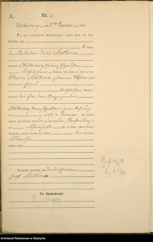 image.from.unit.number "Geburts-Haupt-Register Nr 1 - 181"