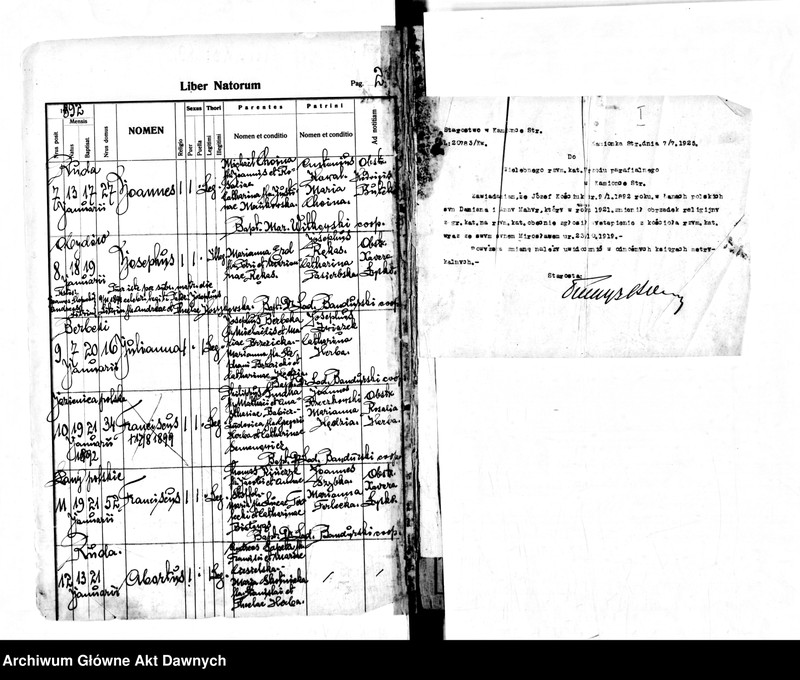image.from.unit.number "Parafia: Kamionka Strumiłowa. Dekanat: Gliniany. Księga metrykalna urodzeń dla miasta Kamionka Strumiłowa i wsi: Ruda, Maziarnia Gogołowa, Łany Polskie, Turki, Łapajowka, Budki Nieznanowskie, Berbeki, Dernów, Gaik, Obydów, Łany Niemieckie, Maziarnia Kamionecka, Sapieżanka, Jazienica Ruska, Jagonia, Jazienica Polska, Sokole."