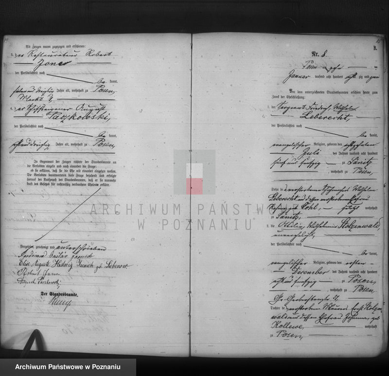 Obraz 9 z jednostki "Księga małżeństw t. I"