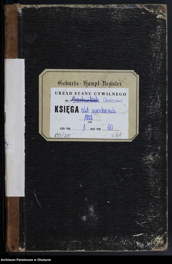 image.from.unit.number "Geburts-Haupt-Register Nr 1 - 60"