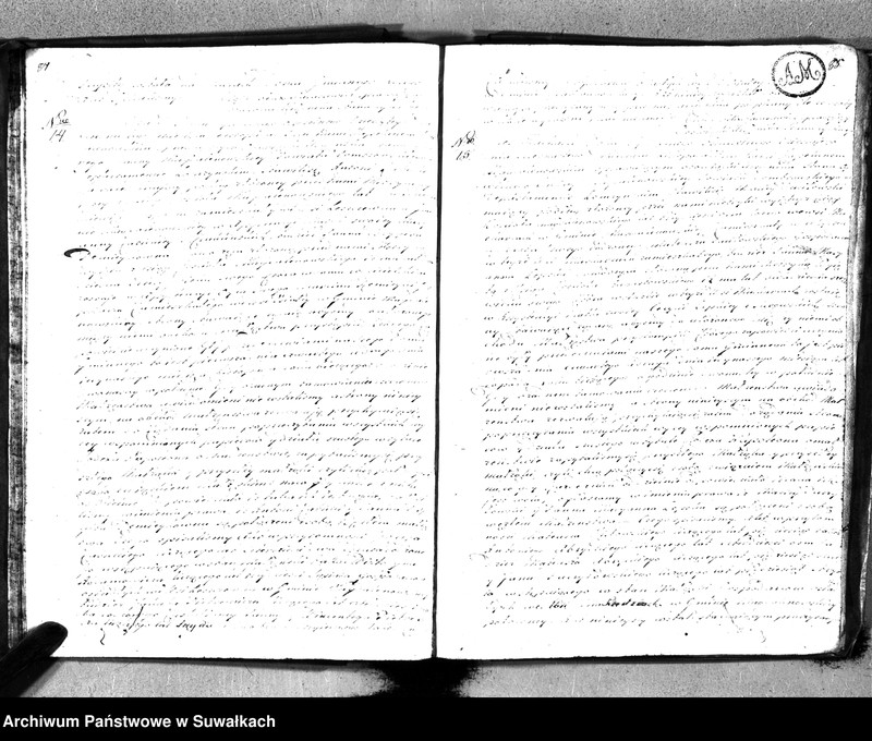 image.from.unit.number "Akta małżeństwa gminy wigierskiey od 1-go maja 1810 do dnia ostatniego kwietnia 1811 roku"