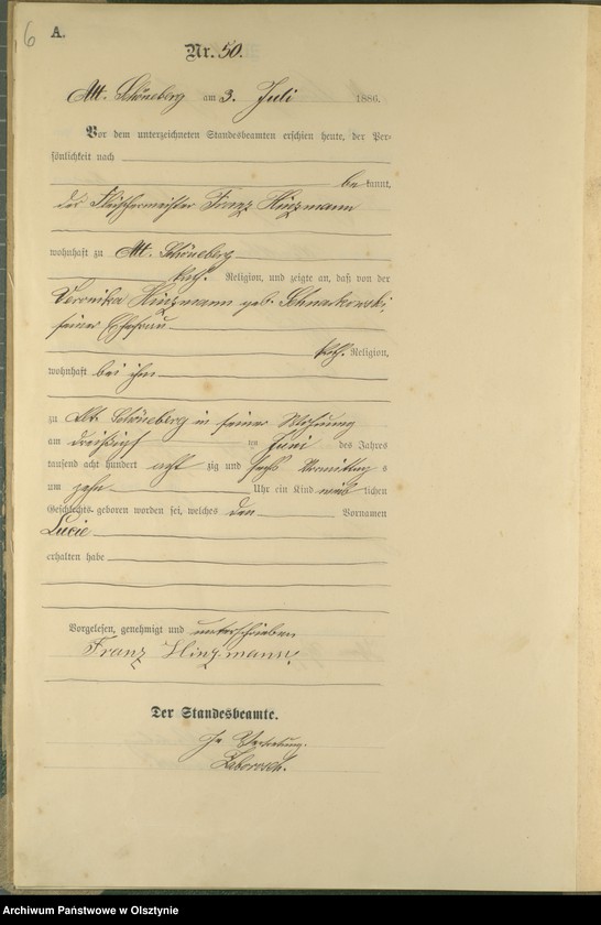 image.from.unit.number "Geburts-Haupt-Register Tom I,Nr 45 - 60"