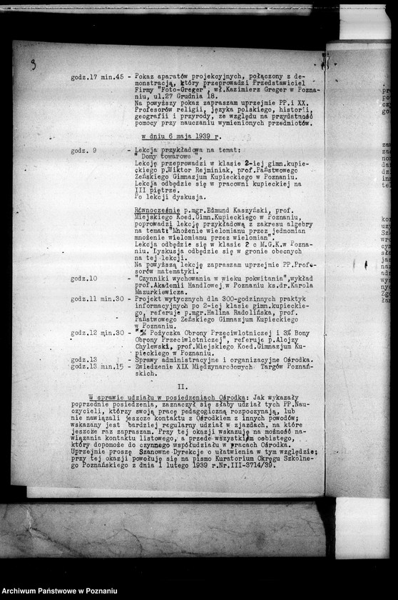 Obraz 7 z jednostki "Miejskie Gimnazjum Kupieckie - Poznań"