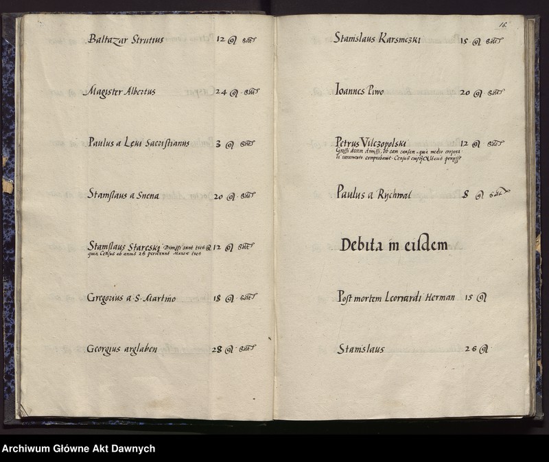 image.from.unit.number "Regestrum contributionis duplae in totum clerum decretae pro ser[enissi]mo Sig. Augusto rege Poloniae A.D. 1561 in synodo provinciali Varsoviensi --"