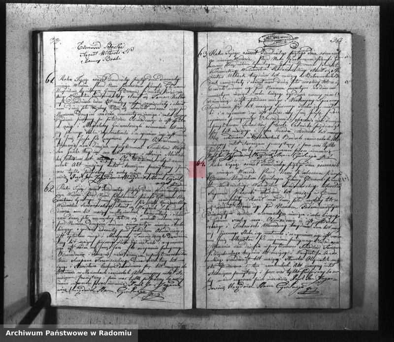 image.from.unit.number "[Duplikat akt urodzeń, małżeństw i zgonów parafii rk Głowaczów za 1825 r.]"