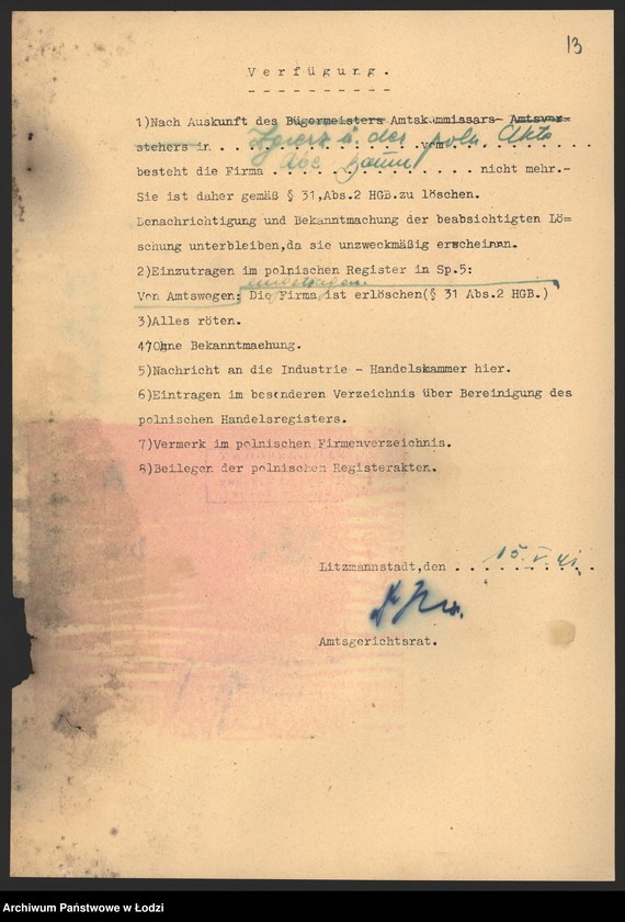 Obraz 15 z jednostki "Abe Baum – młyn Zgierz"