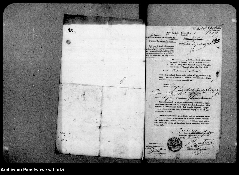 Obraz 18 z jednostki "Akta tyczące się przesiedlenia"