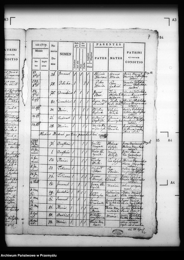 image.from.unit.number "[Kopie ksiąg metrykalnych parafii Kwaszenina z filią Arłamów (dekanat Dobromil)]"