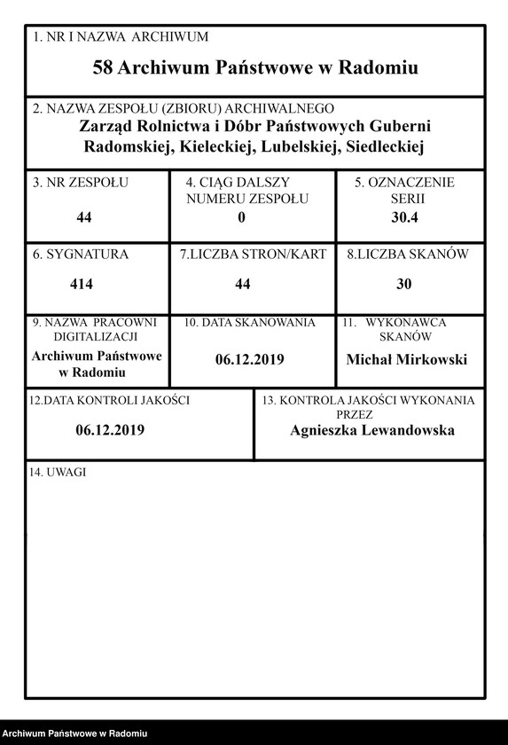 image.from.unit.number "Sekcye 3, 4, 5 Leśnictwa i Ekonomii Bodzentyn Realności Sieradowice, Śniadka, Bronkowice, Śitki, Świślina, Radkowice"
