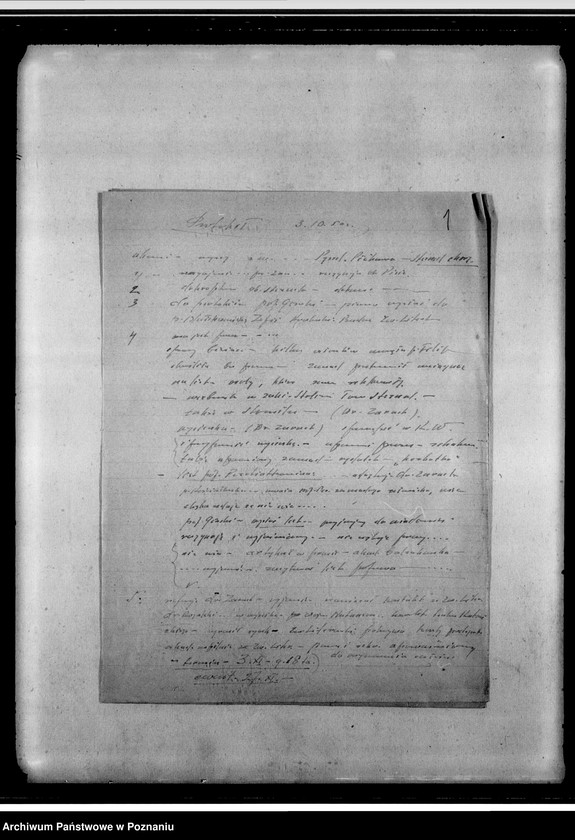 Obraz 5 z jednostki "Protokoły zebrań zarządu oddziału, brudnopisy, wycinki prasowe, m.in. dotyczące uczczenia 100 rocznicy śmierci Balzaka"