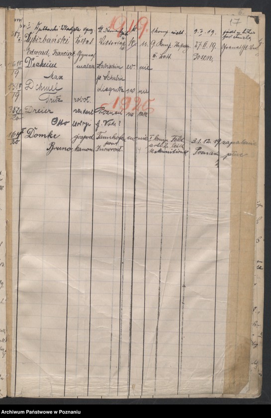 Obraz 19 z jednostki "Spis alfabetyczny zgonów. Lista poległych 1914-1920"