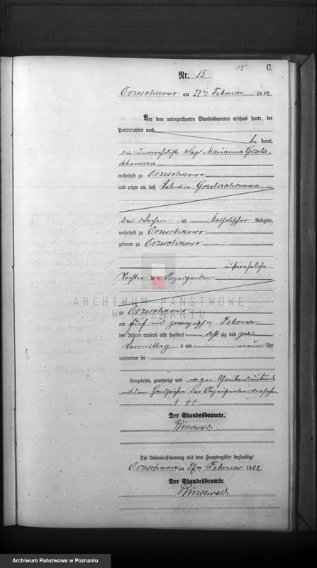 Obraz 17 z jednostki "Księga zgonów"