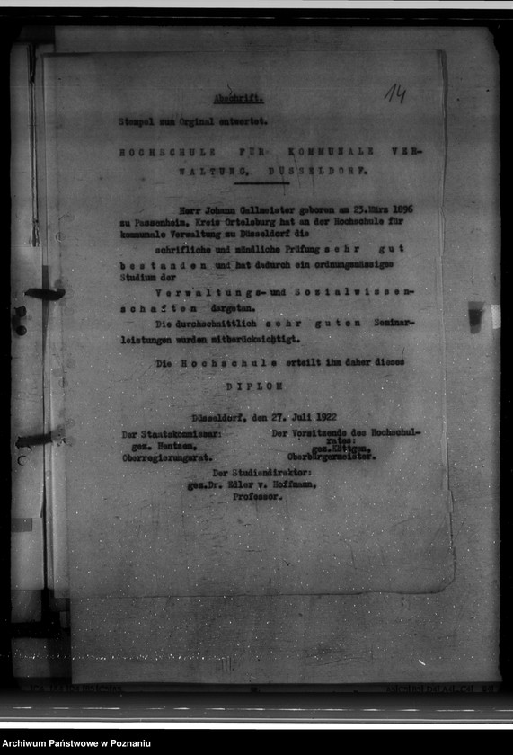 Obraz 18 z jednostki "Bewerbungen um Anstellung im öffentlichen Dienst"