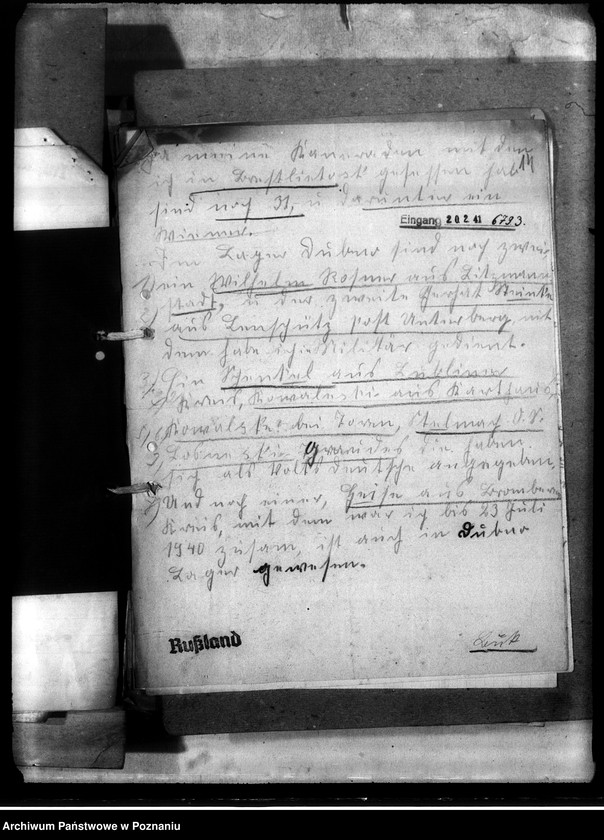 Obraz 18 z jednostki "Korespondencja w sprawie miejscowych Niemców, którzy zginęli w 1939 roku A - K"