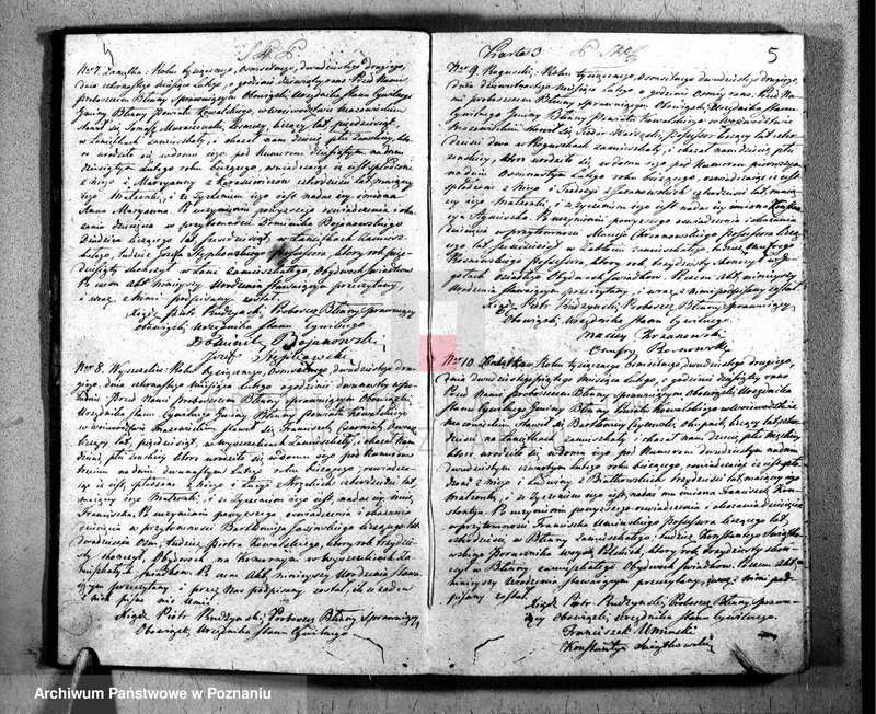 Obraz 4 z jednostki "Akta urodzeń, małżeństw, zgonów i zapowiedzi"