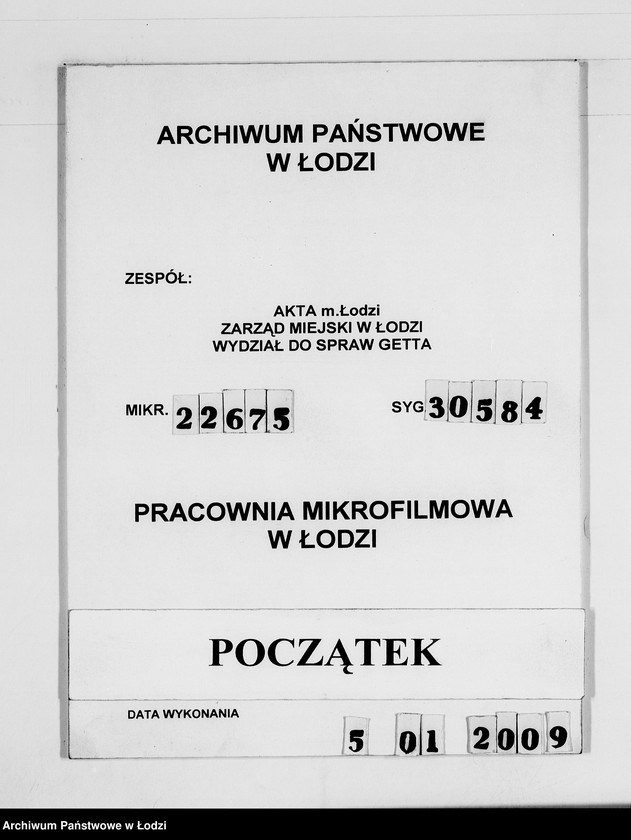 Obraz 1 z jednostki "Adolf Hildebrandt [rachunki za usługi transportowe dla Getta]"