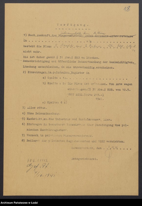 Obraz 20 z jednostki "Berek Sieradzki, Emanuel Berkowicz- sprzedaż kapeluszy i stożków"