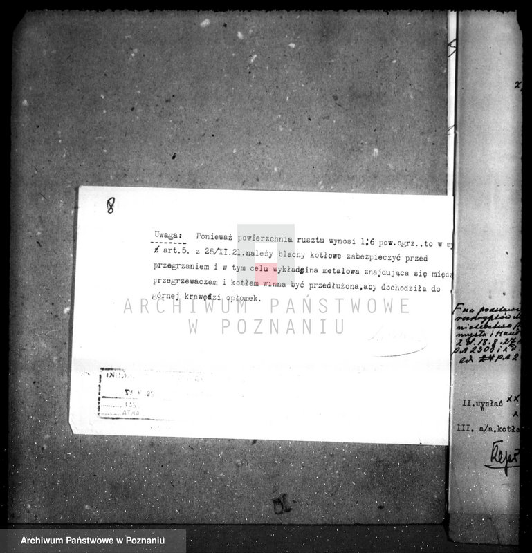 Obraz 12 z jednostki "Gospodarstwo rolne i młyn parowy w Rudzie pow. Rogoźno własność. J. Kruger nr woj. kotła 5998"