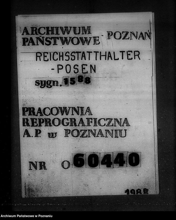 Obraz 1 z jednostki "Gliederung - Landräte- des Warthegau"