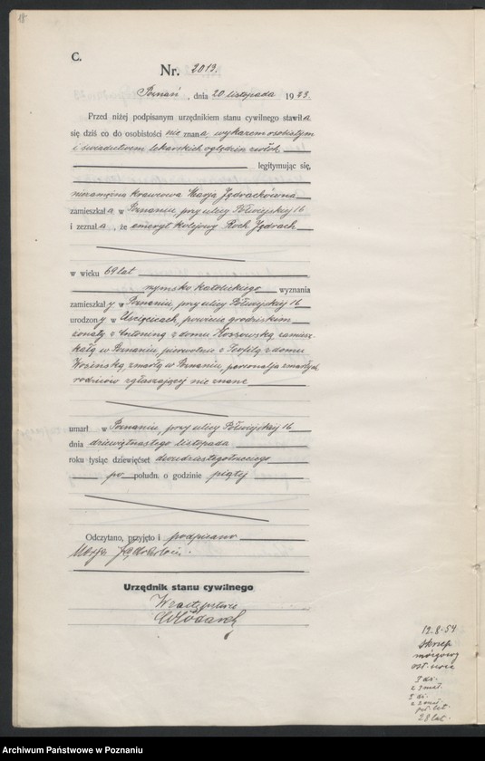 image.from.unit.number "Księga miejscowa zgonów tom V [Rejestr główny zgonów]"