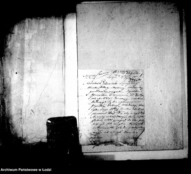 Obraz 6 z jednostki "Akta tyczące się miscelanii archiwum magistratu miasta Łodzi"