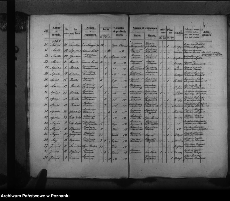Obraz 15 z jednostki "Liber baptisatorum, copulatorum, mortuorum"