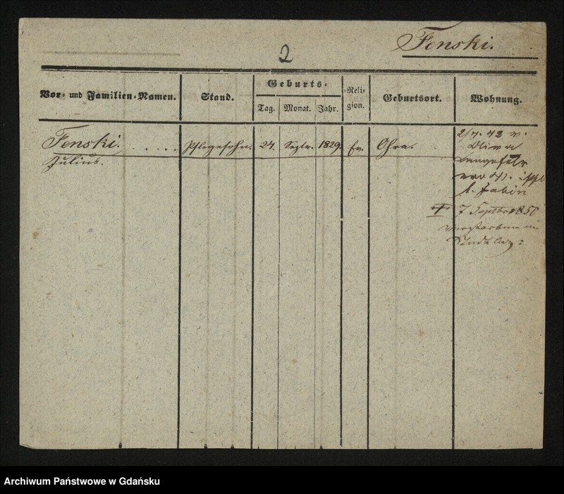 image.from.unit.number "Karty meldunkowe: Fenski - Ferski"