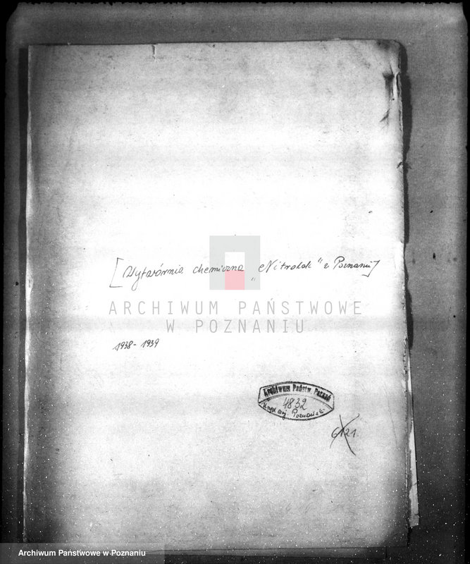 Obraz 4 z jednostki "Wytwórnia chemiczna Nitrolak w Poznaniu /zatwierdzenie projektu urządzania/"