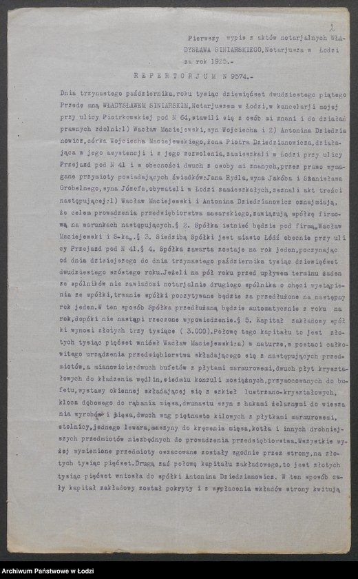 Obraz 4 z jednostki "Wacław Maciejewski i S-ka- przedsiębiorstwo masarskie"