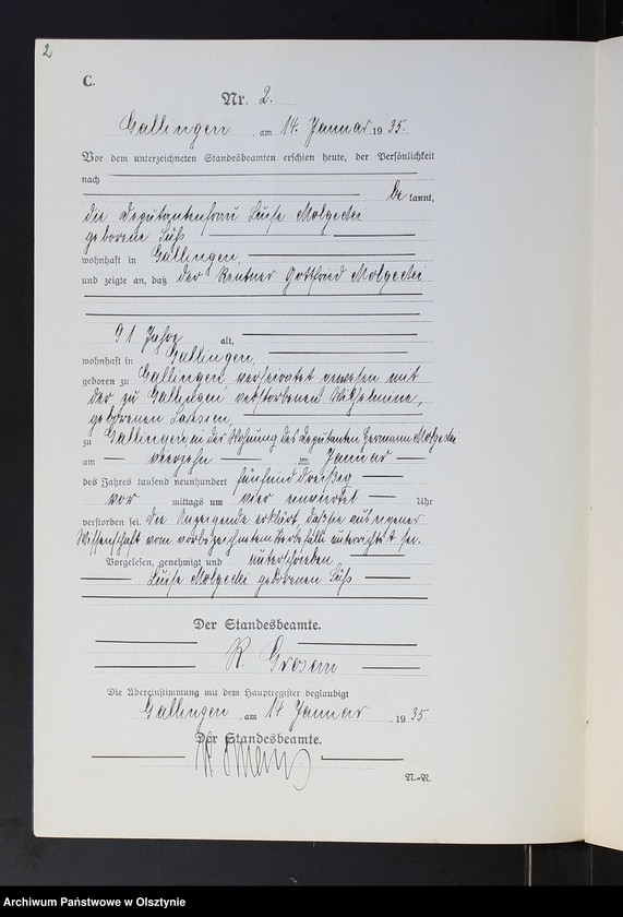 image.from.unit.number "Sterbe-Neben-Register Nr 1 - 26 [ Księga zgonów - wtóropis ]"