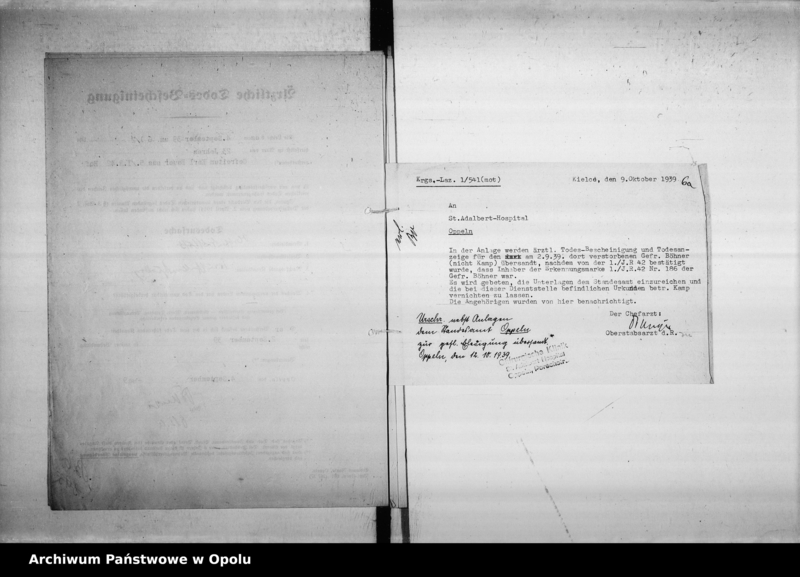 Obraz 12 z jednostki "Kriegssterbefälle 1939"