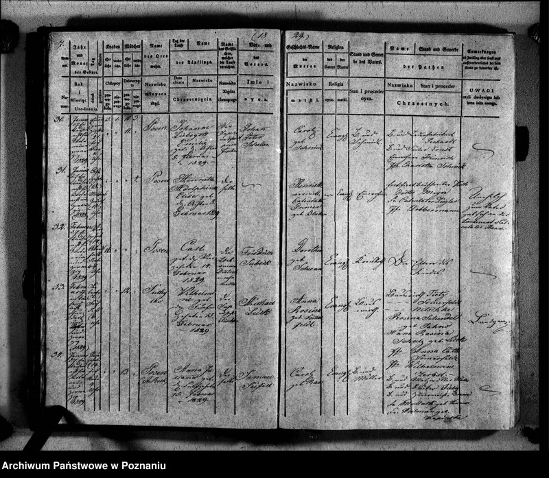 Obraz 10 z jednostki "Duplikat der Getauften, Getrauten, Verstorbenen"