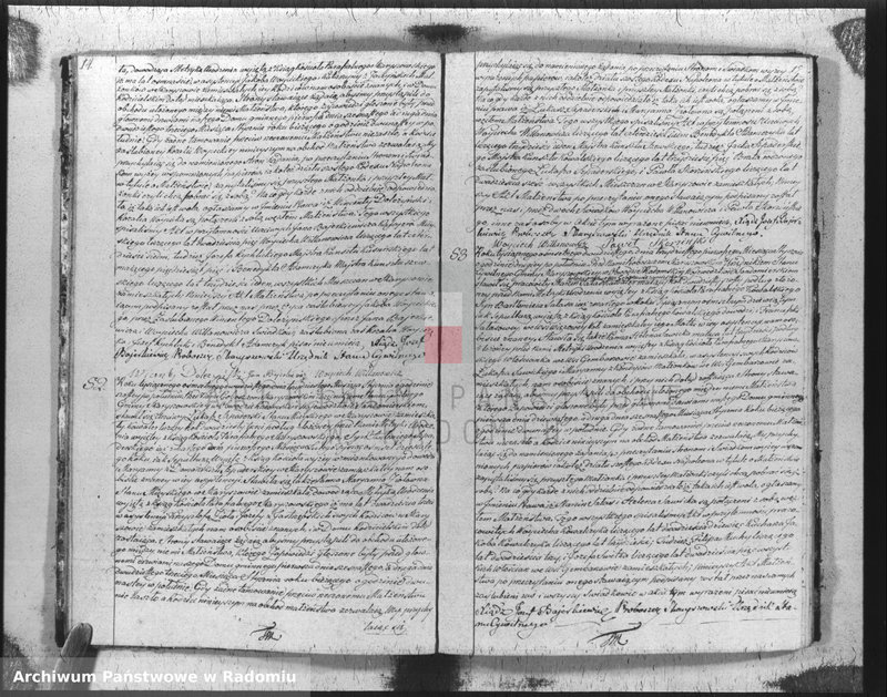 Obraz 10 z jednostki "Akta stanu cywilnego parafii Skaryszów małżeństw na rok 1820"