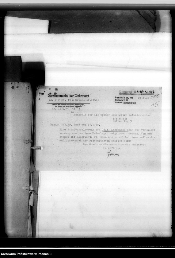 Obraz 19 z jednostki "Ankiety personalne miejscowych Niemców, którzy zginęli w 1939 roku G - N"