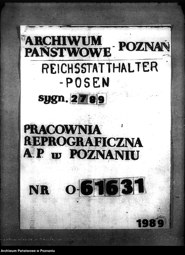 Obraz 1 z jednostki "Reichswirtschaftshilfe und Finanzierung von Wehrmachtsanträgen"