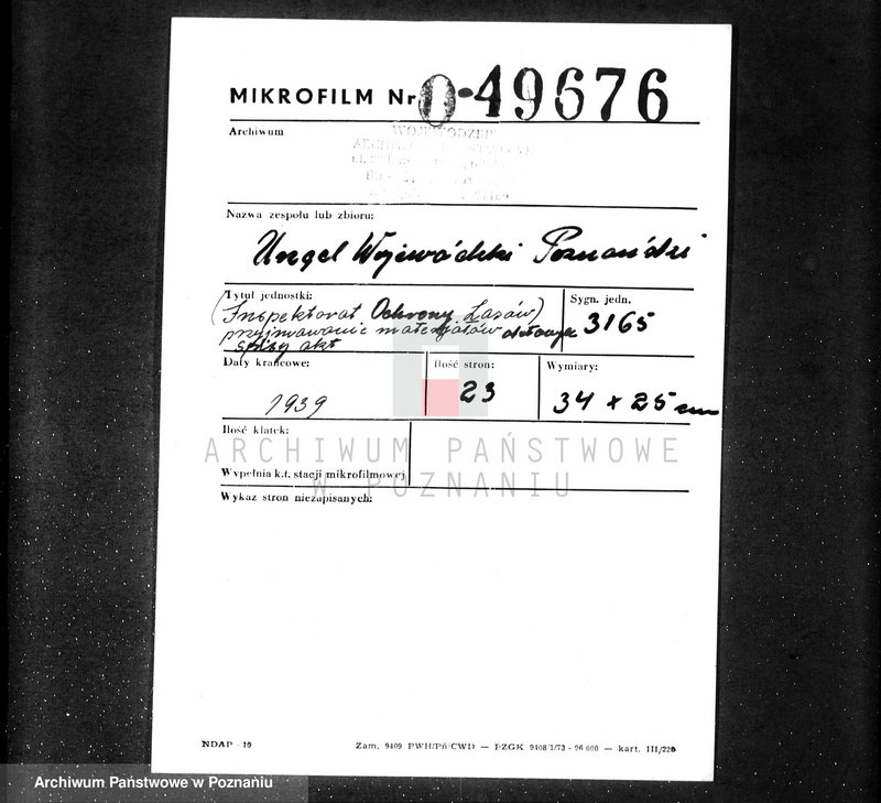 image.from.unit.number "/Inspektorat Ochrony Lasów/ /przejmowanie materiałów aktowych spisy akt/"
