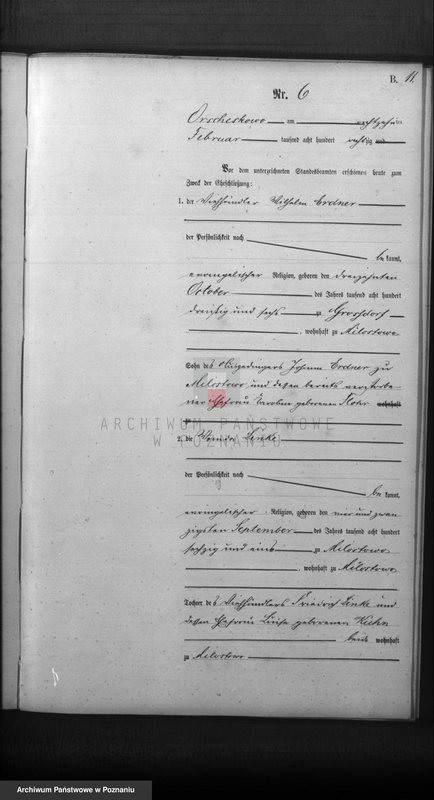 Obraz 14 z jednostki "Księga małżeństw"