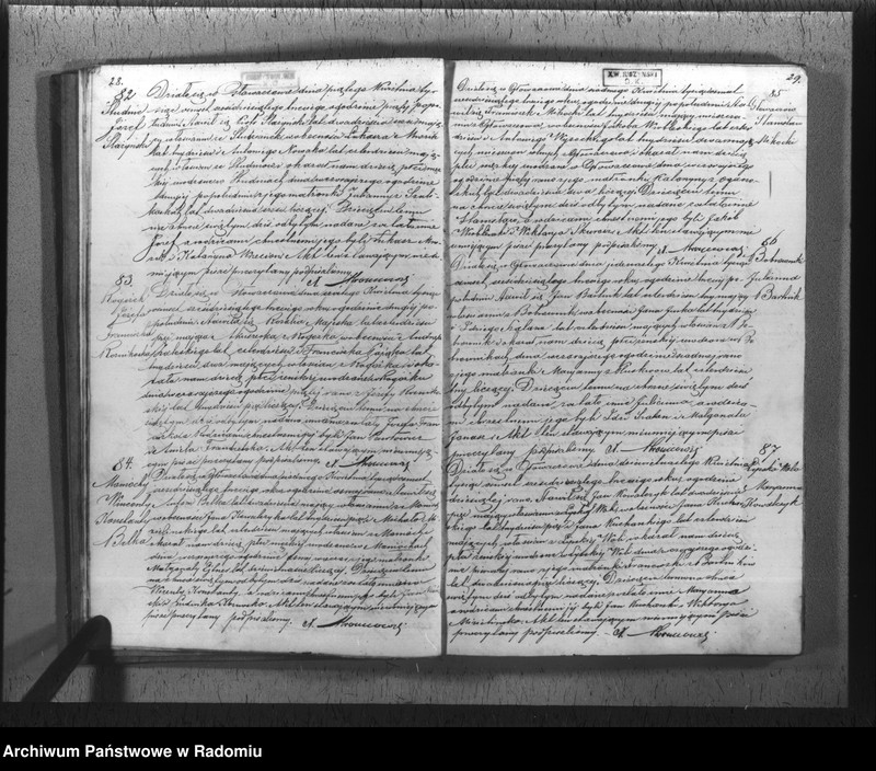 image.from.unit.number "[Duplikat akt urodzeń, małżeństw i zgonów parafii rzym.-kat. Głowaczów 1863 r.]"