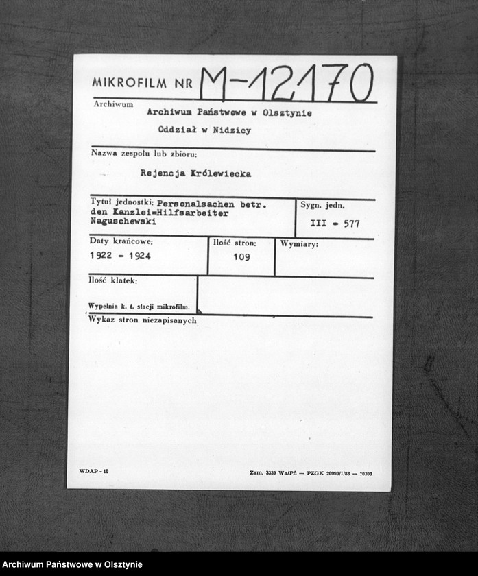 image.from.unit.number "kanzlei-Hilfsarbeiter Naguschewski [August]"