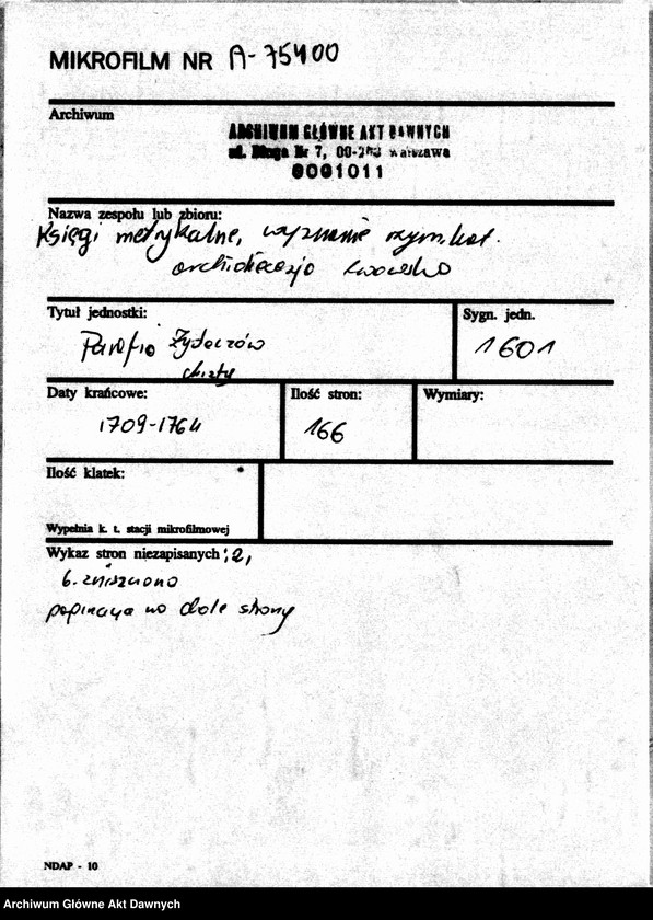 image.from.unit.number "Parafia: Żydaczów. Dekanat: Stryj. Księga metrykalna chrztów dla całej parafii."