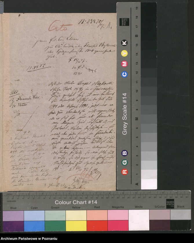 Obraz 4 z jednostki "A. betr. den polnischen Flüchtling Teofil Bąkowski"