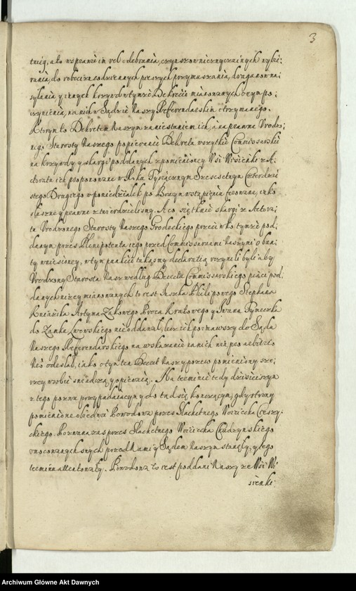 image.from.unit.number ""Dekreta referendarskie za urzędu wielebnego księdza Wacława z Leszna Leszczyńskiego referendarza koronnego, proboszcza płockiego, łęczyckiego, kanonika krakowskiego. Między starostami i dzierżawcami dóbr królewskich a poddanymi. Ab anno Dni 1643 ad annum 1645 ferowane"."